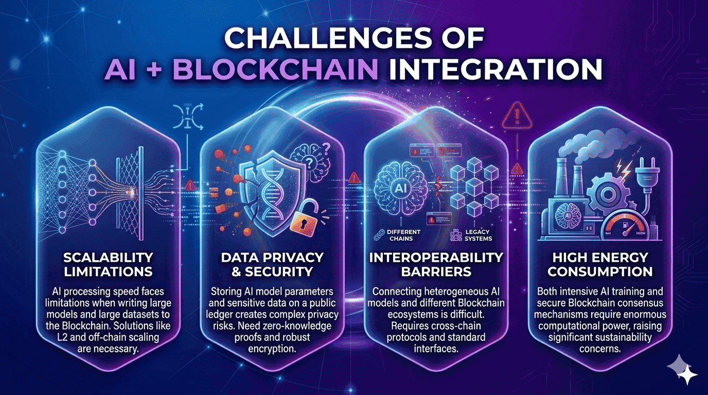Challenges of AI Blockchain Integration