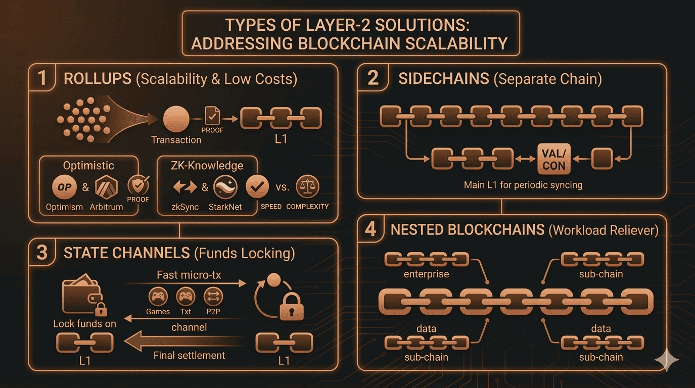 Types of layer 2 solutions
