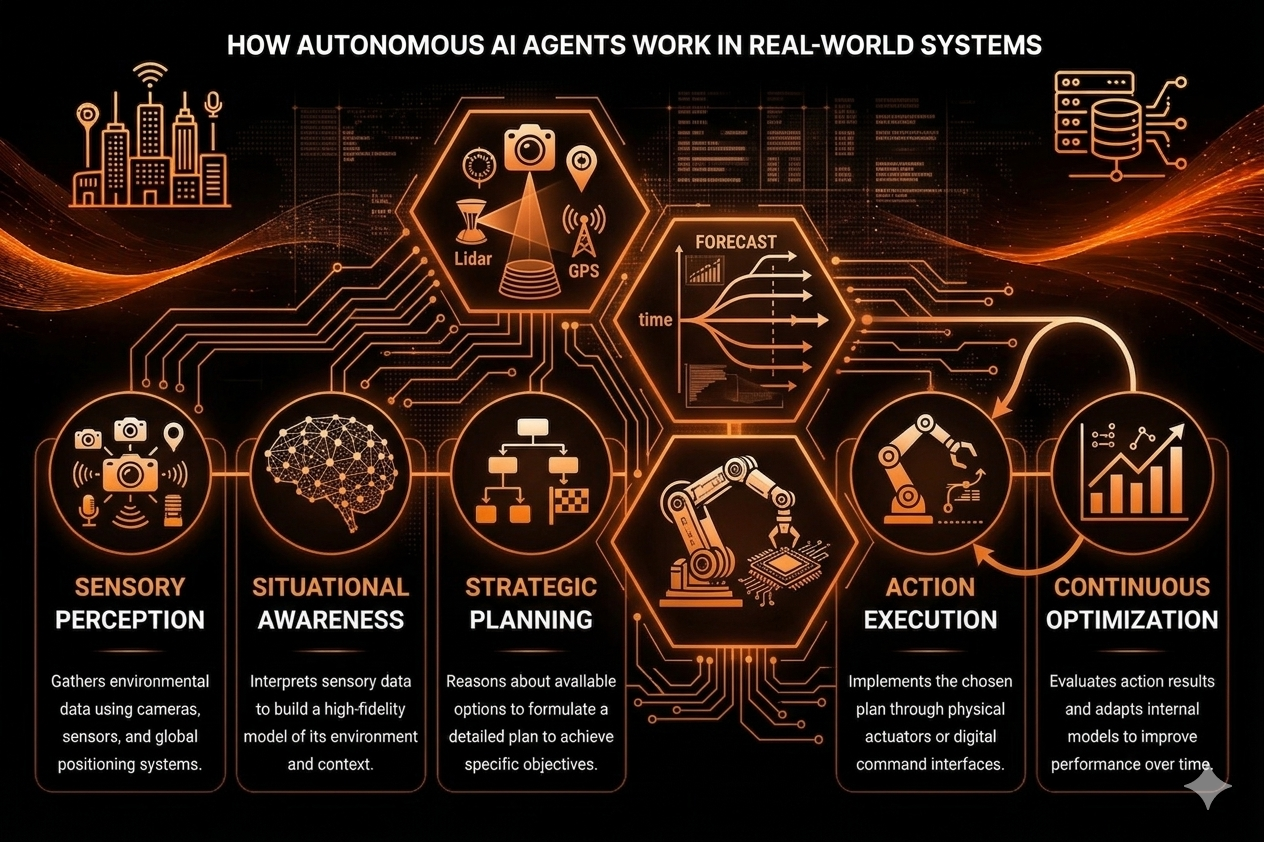 How Autonomous AI Agents Work in Real-World Systems
