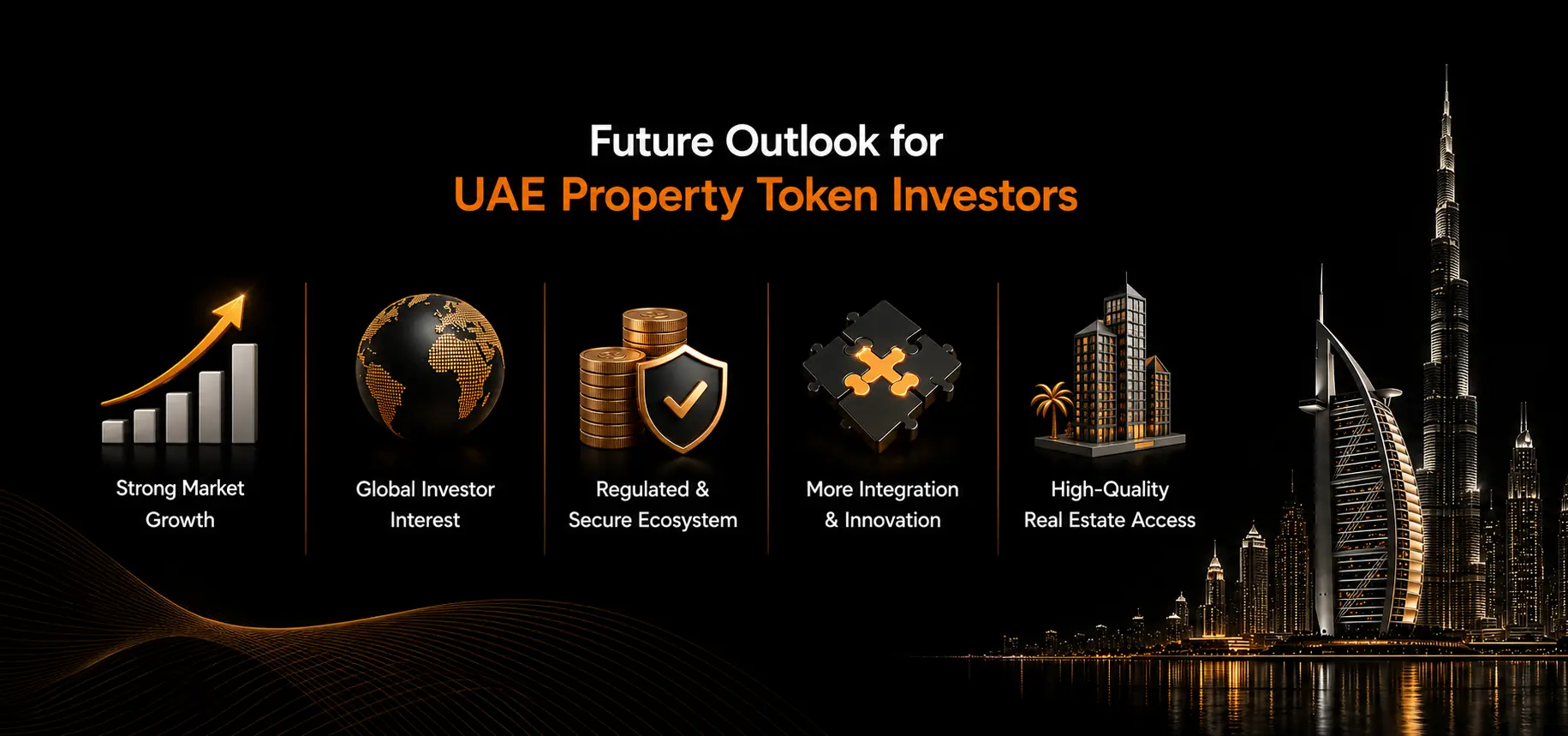 future outlook for uae property token investors