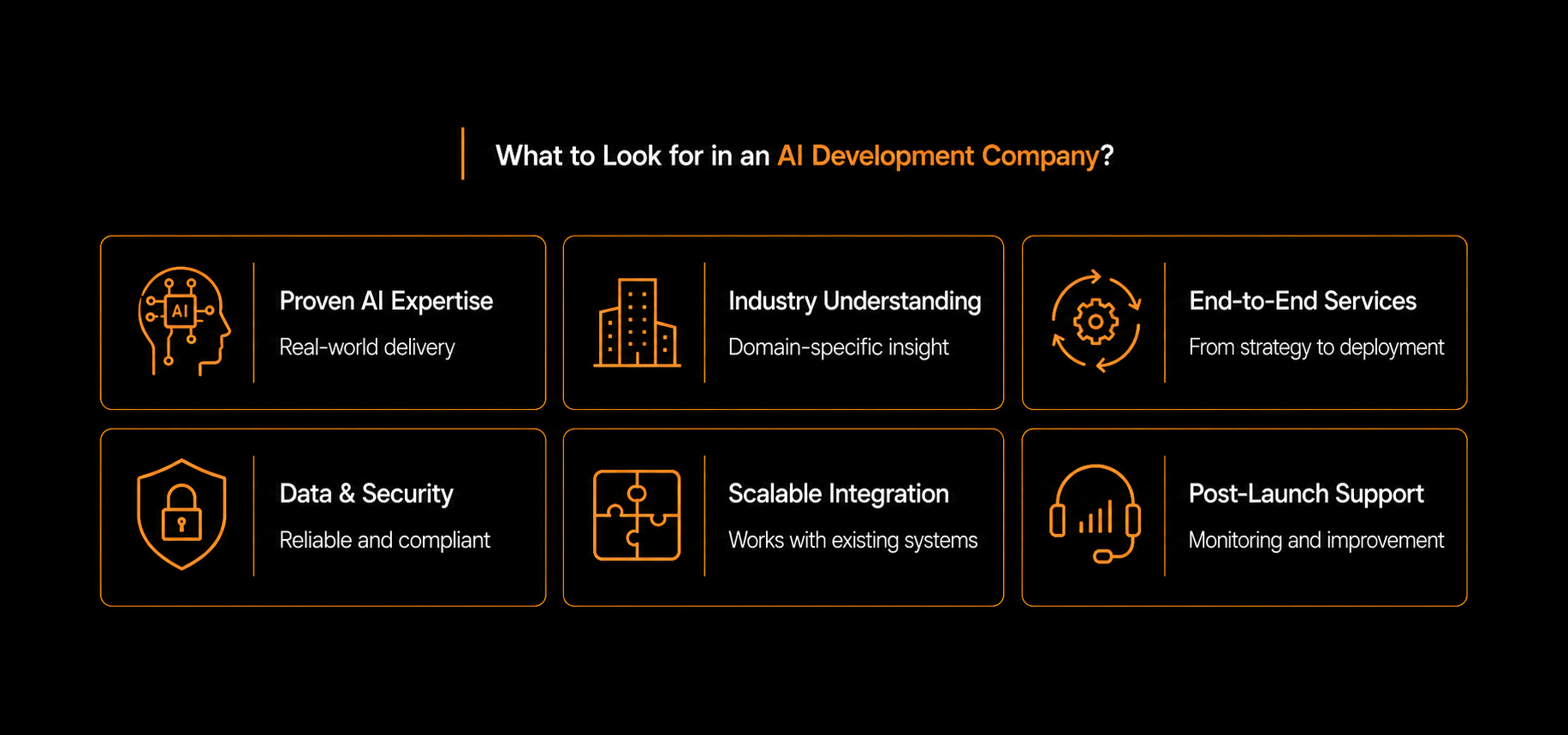 What to Look for in an AI Development Company? 