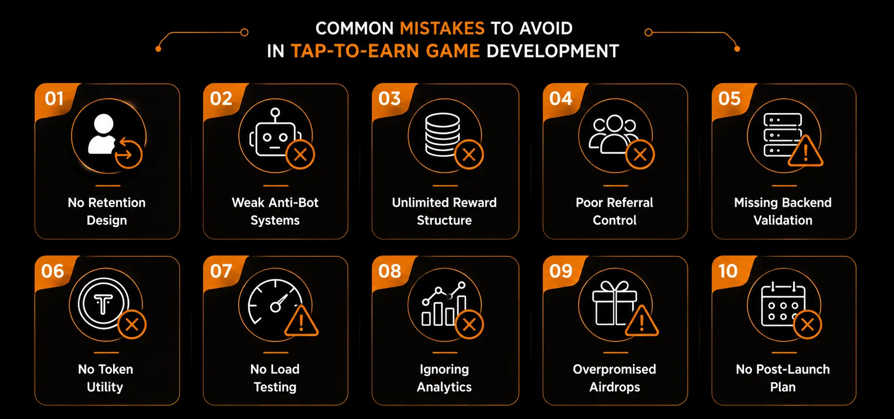 Common Mistakes to Avoid in Tap-to-Earn Game Development