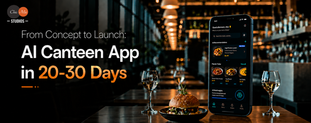 smart ai canteen app in 20-30 days..