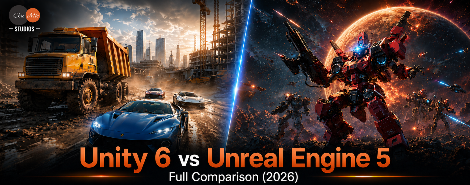 Unity 6 vs Unreal Engine 5: Full Comparison (2026)