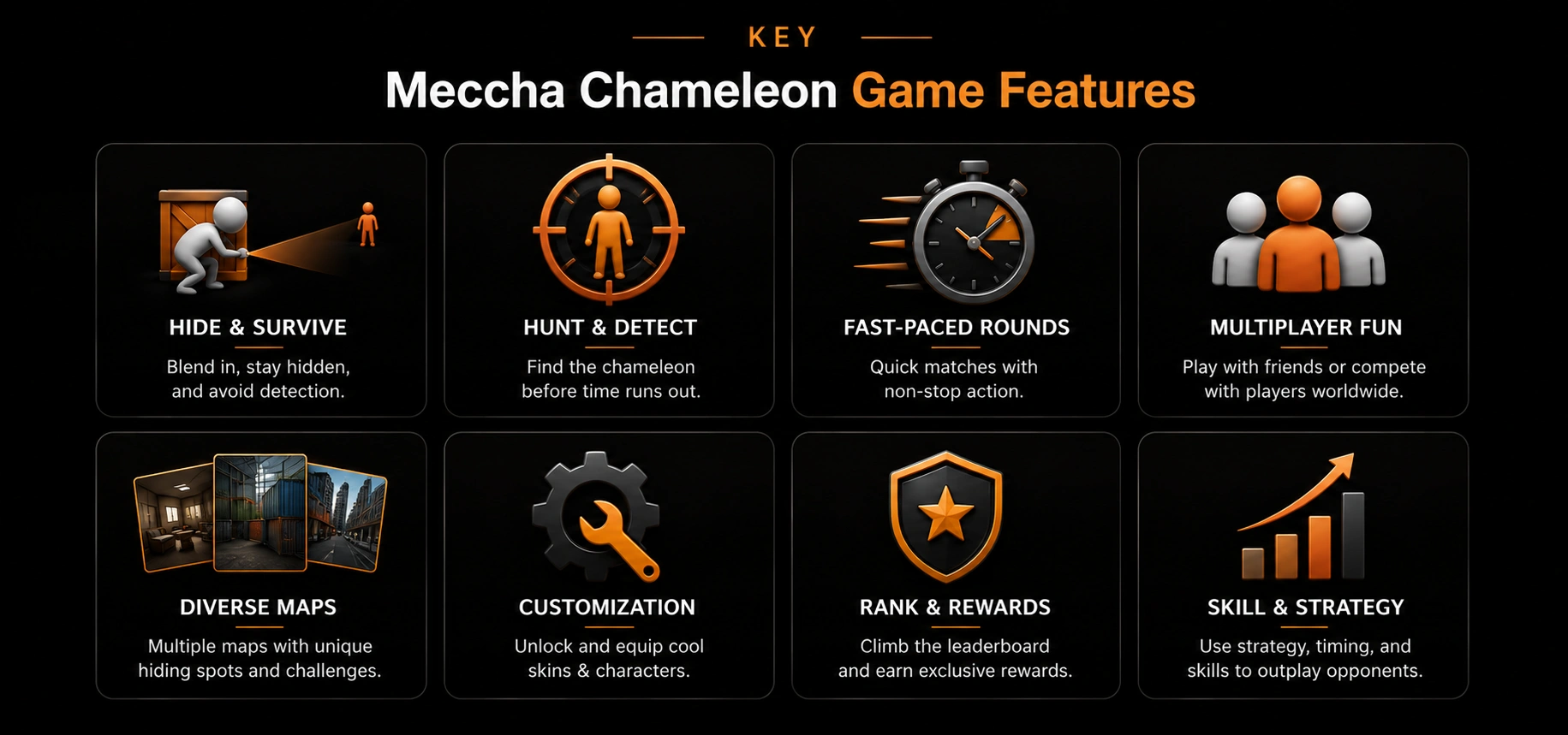 meccha chamleon game features