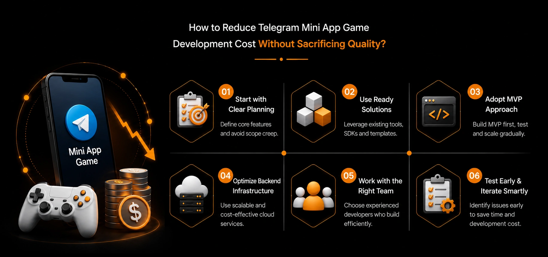how to reduce the telegram mini app game development cost
