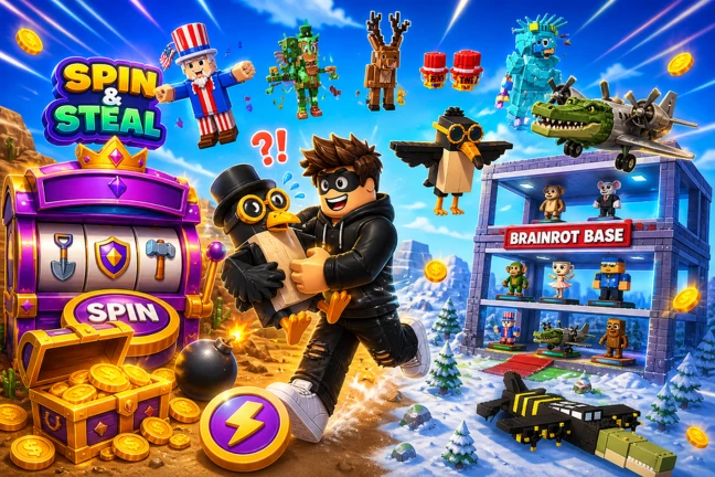 Spin & Steal: Brainrots