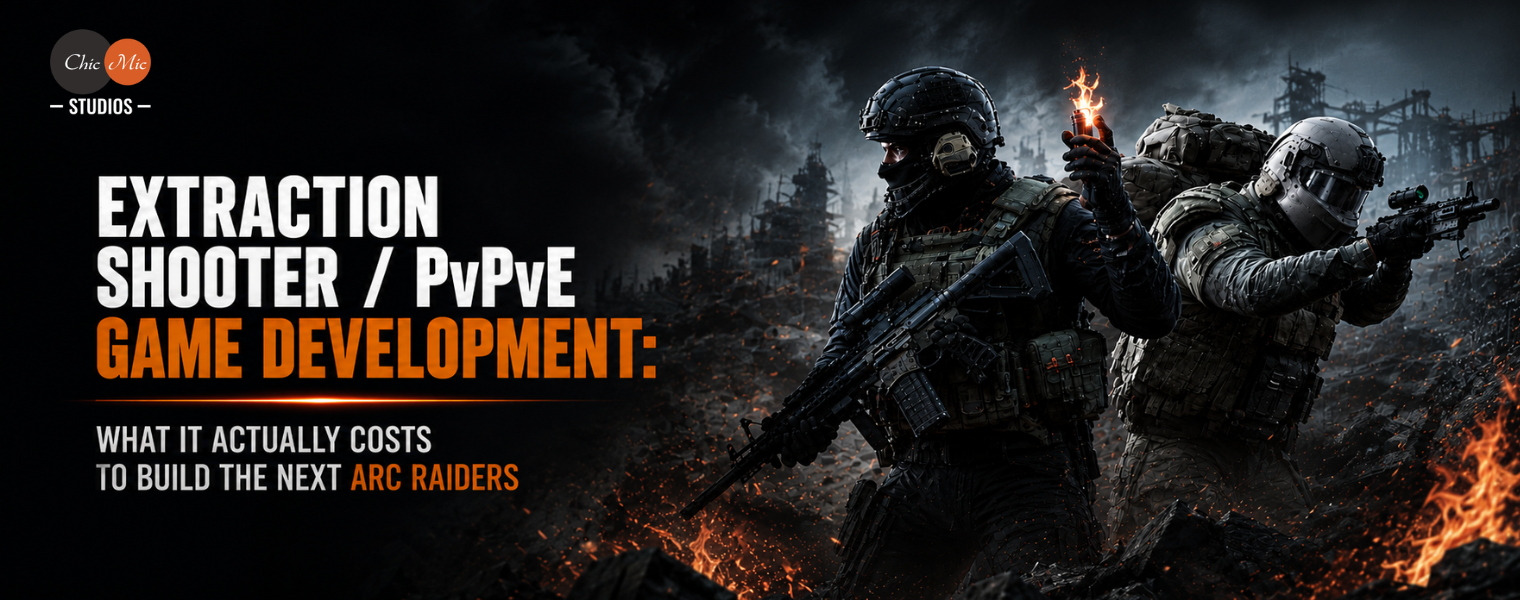 Extraction Shooter / PvPvE Game Development: What It Actually Costs to Build the Next ARC Raiders