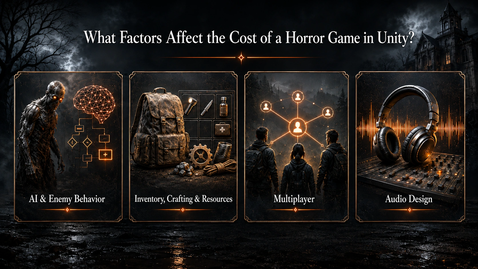 what factors affect the cost of a horrow game in unity