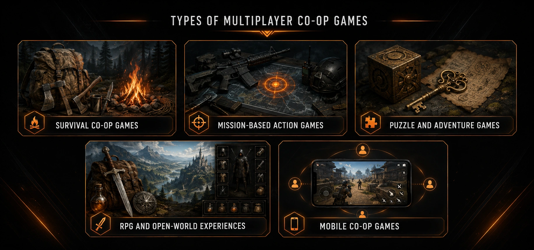 Types of Multiplayer Co-Op Games