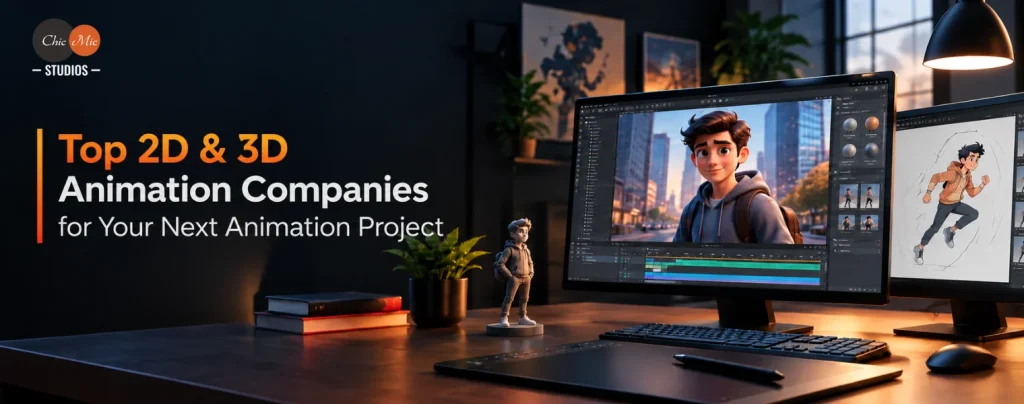 top 2d and 3d animation companies for your next animation project