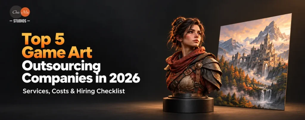 Top 5 game art outsourcing companies in 2026